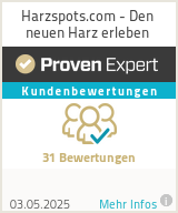 Erfahrungen & Bewertungen zu Harzspots.com - Den neuen Harz erleben